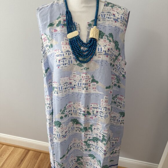 J Jill Linen Italian Summer Dress - Picture 3 of 4